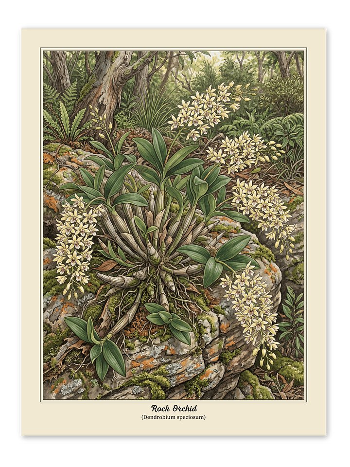 Rock Orchid Poster product image (1)