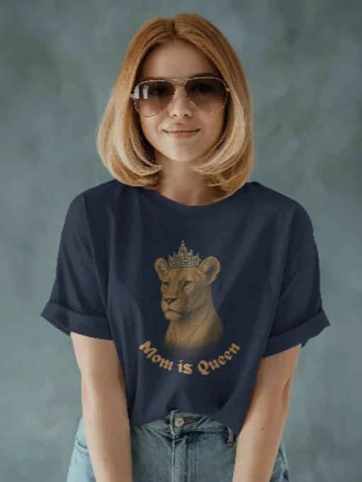 Mom is Queen Lioness Relaxed-fit T-Shirt product image (9)