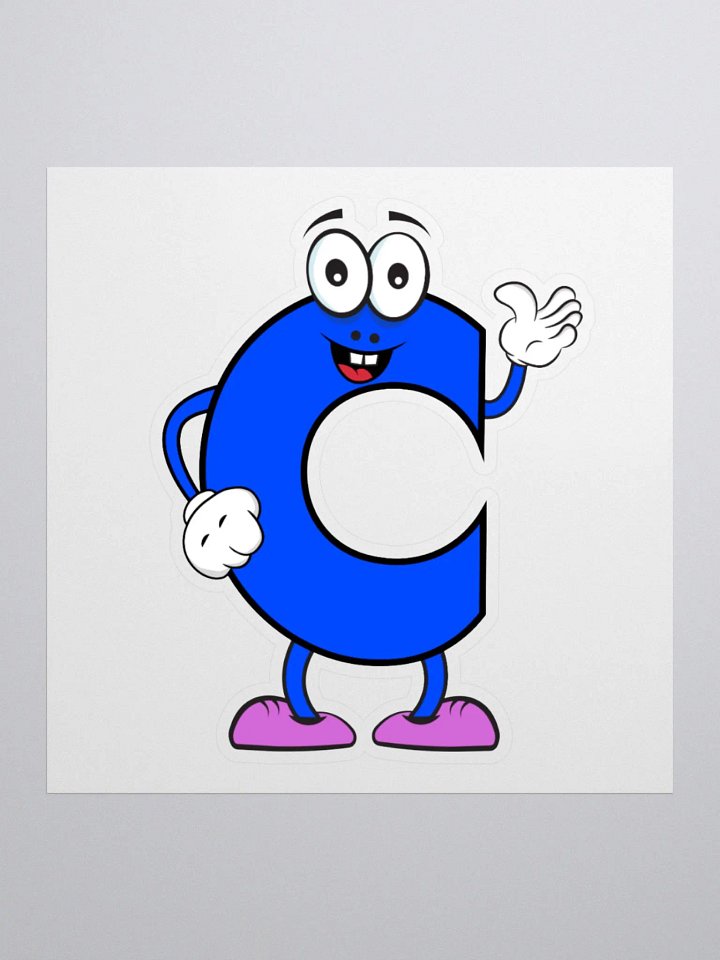 C Cartoon Character Sticker product image (1)