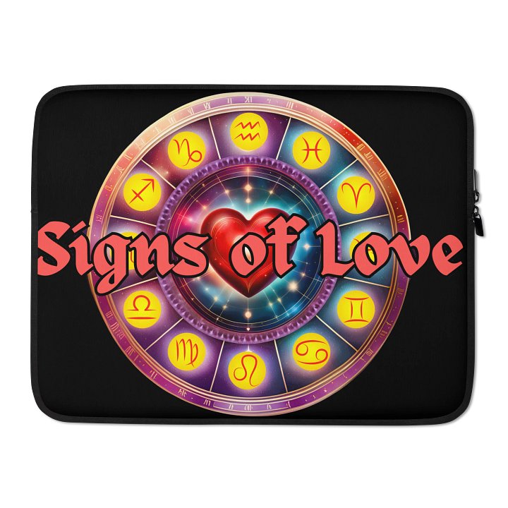 Signs of Love Laptop Sleeve product image (2)