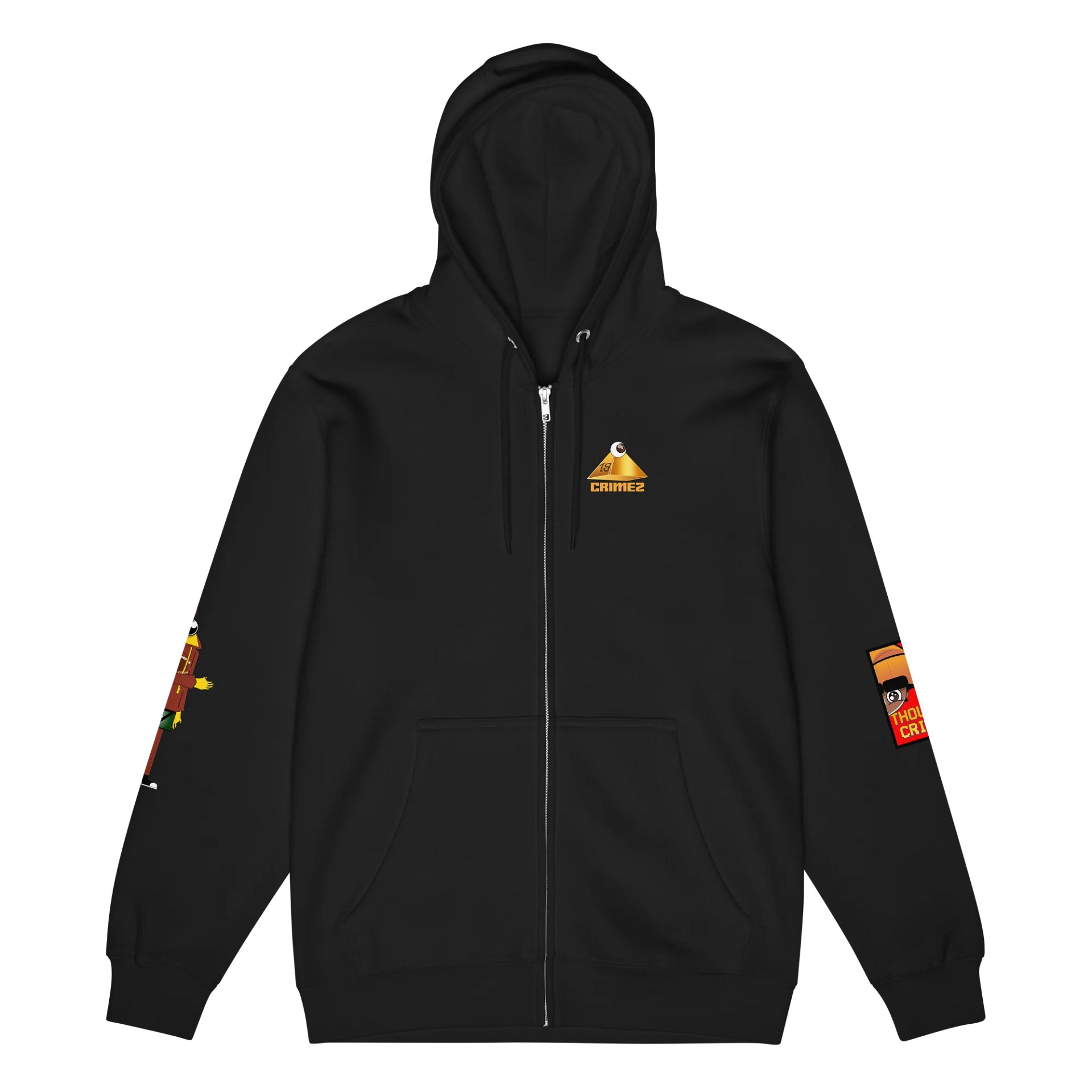 Golden Pyramid Eye Full-Zip Hoodie product image (10)