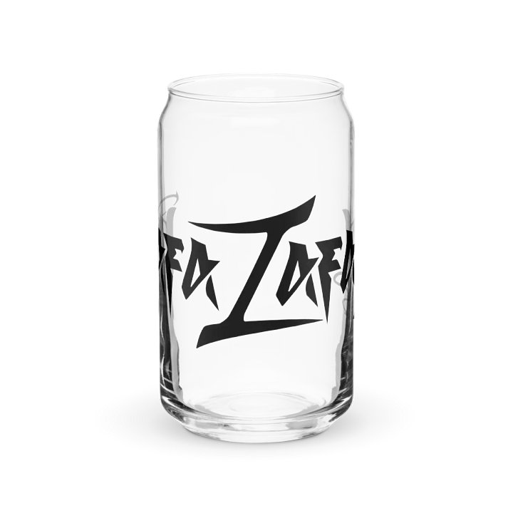 RafaZafar Logotext Can Glass (black) product image (1)
