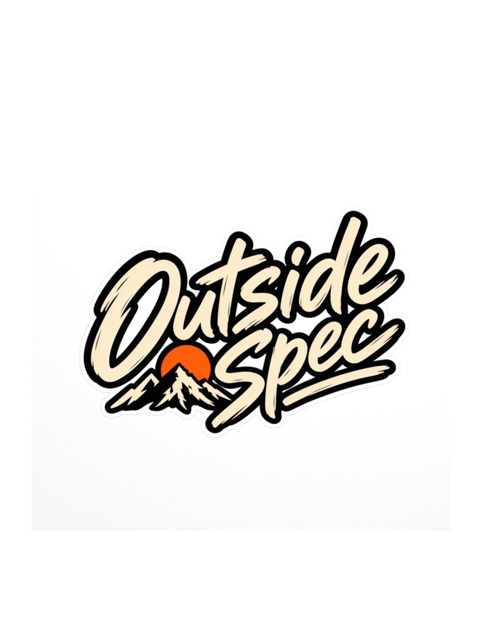 Outside Spec Kiss Cut Stickers product image (1)