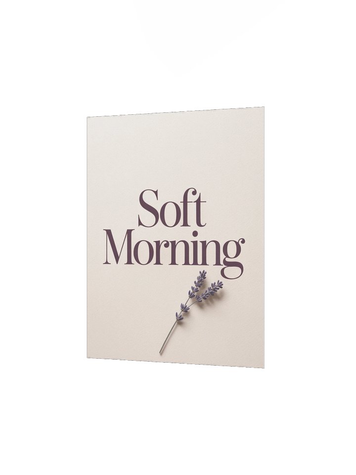 Calm Walls Print – Soft Morning product image (6)