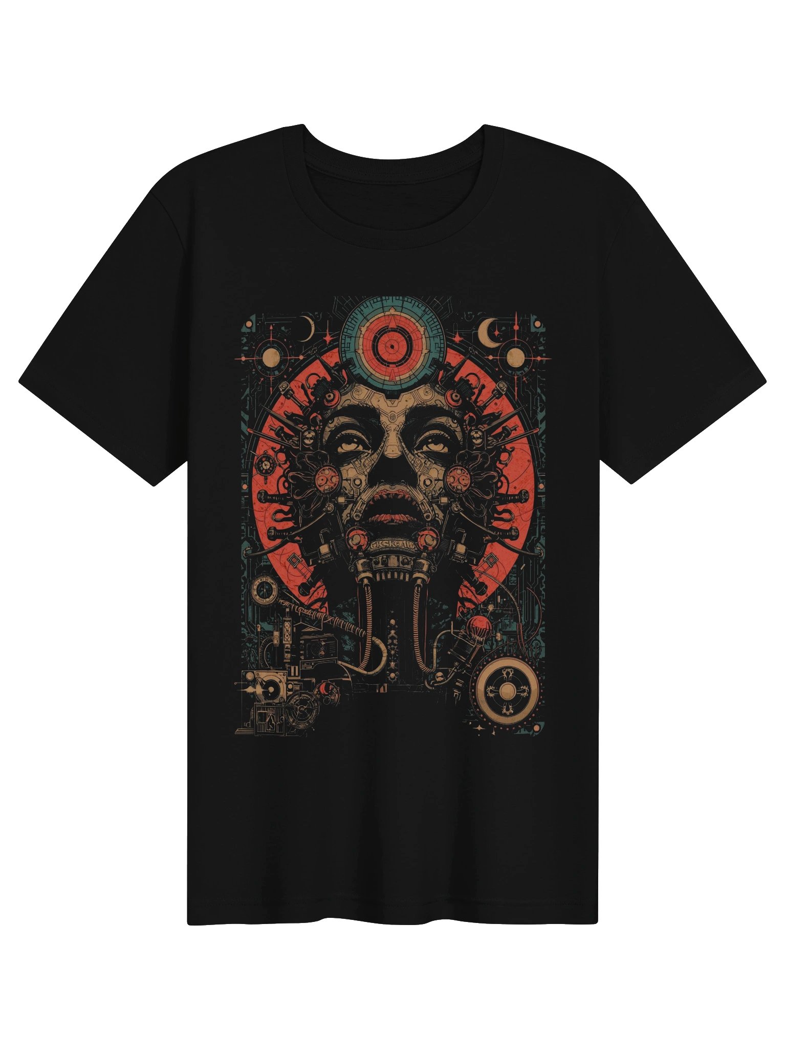 Surreal Machine Face Lightweight T-Shirt product image (1)