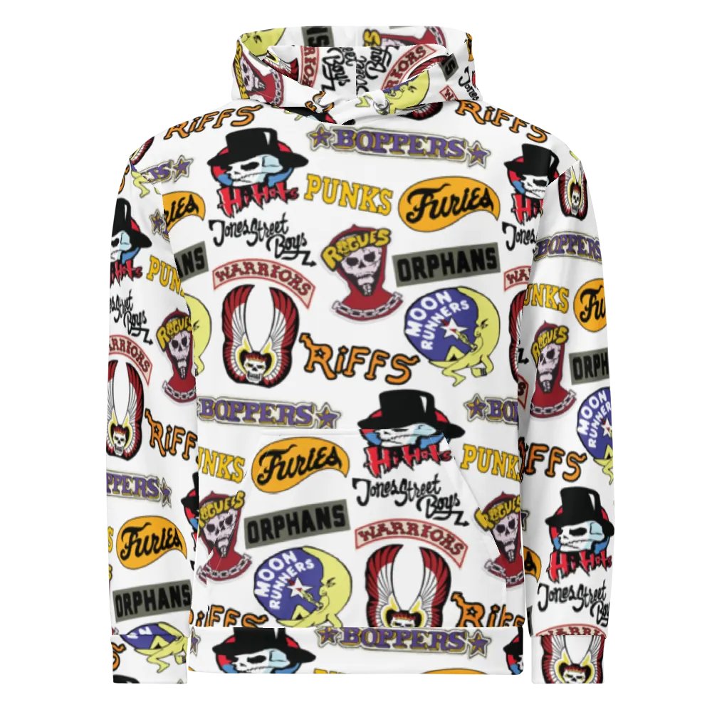 Gang Insignia - The Warriors - WHITE - Unisex Hoodie product image (2)