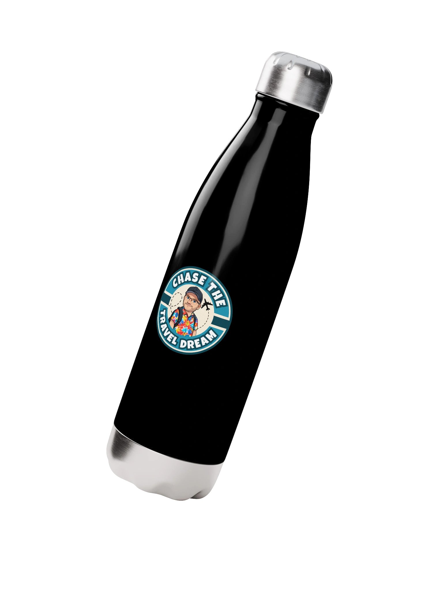 Chase The Travel Dream Stainless Steel Water Bottle product image (3)