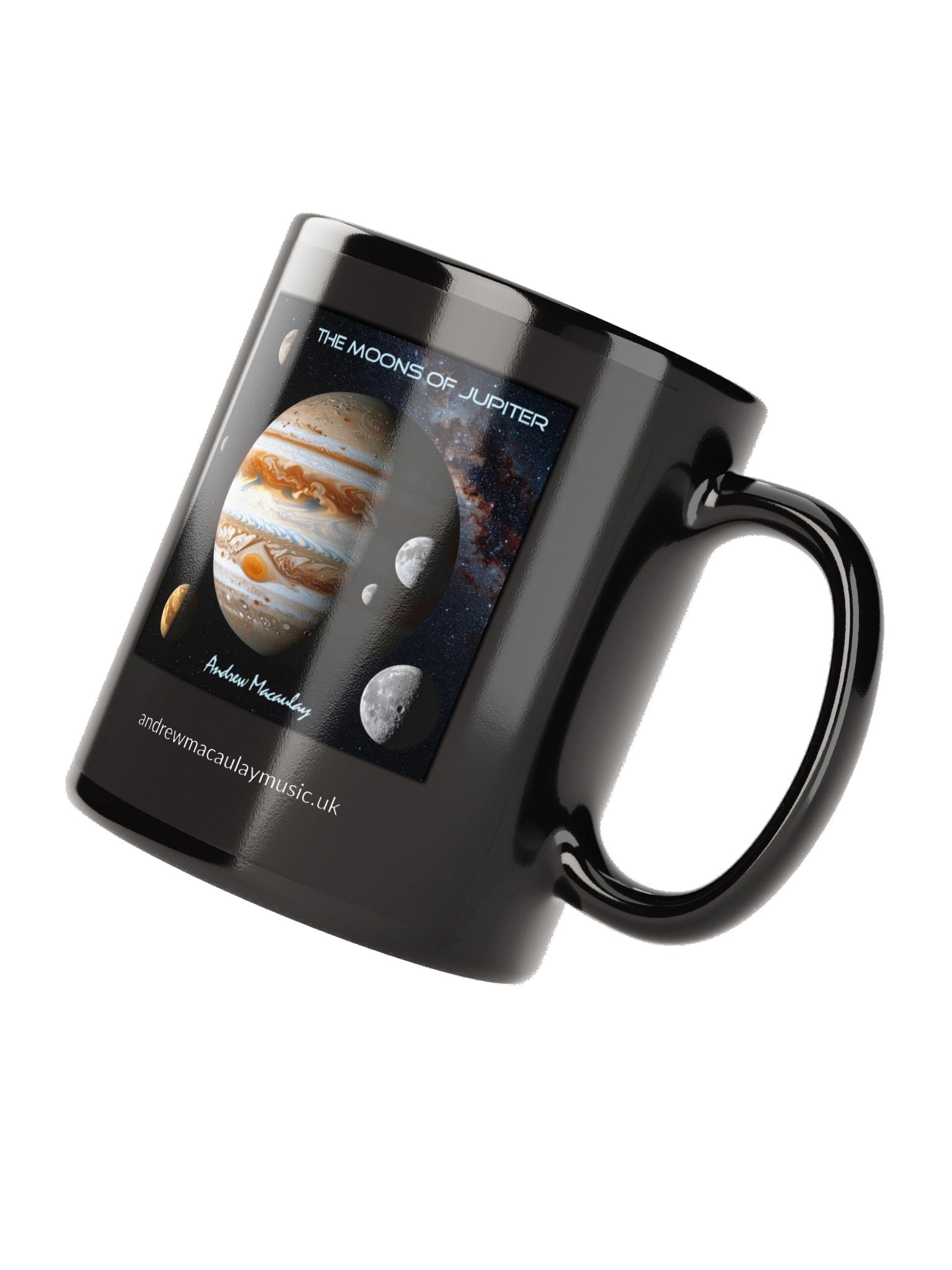 The Moons of Jupiter Black Mug product image (4)