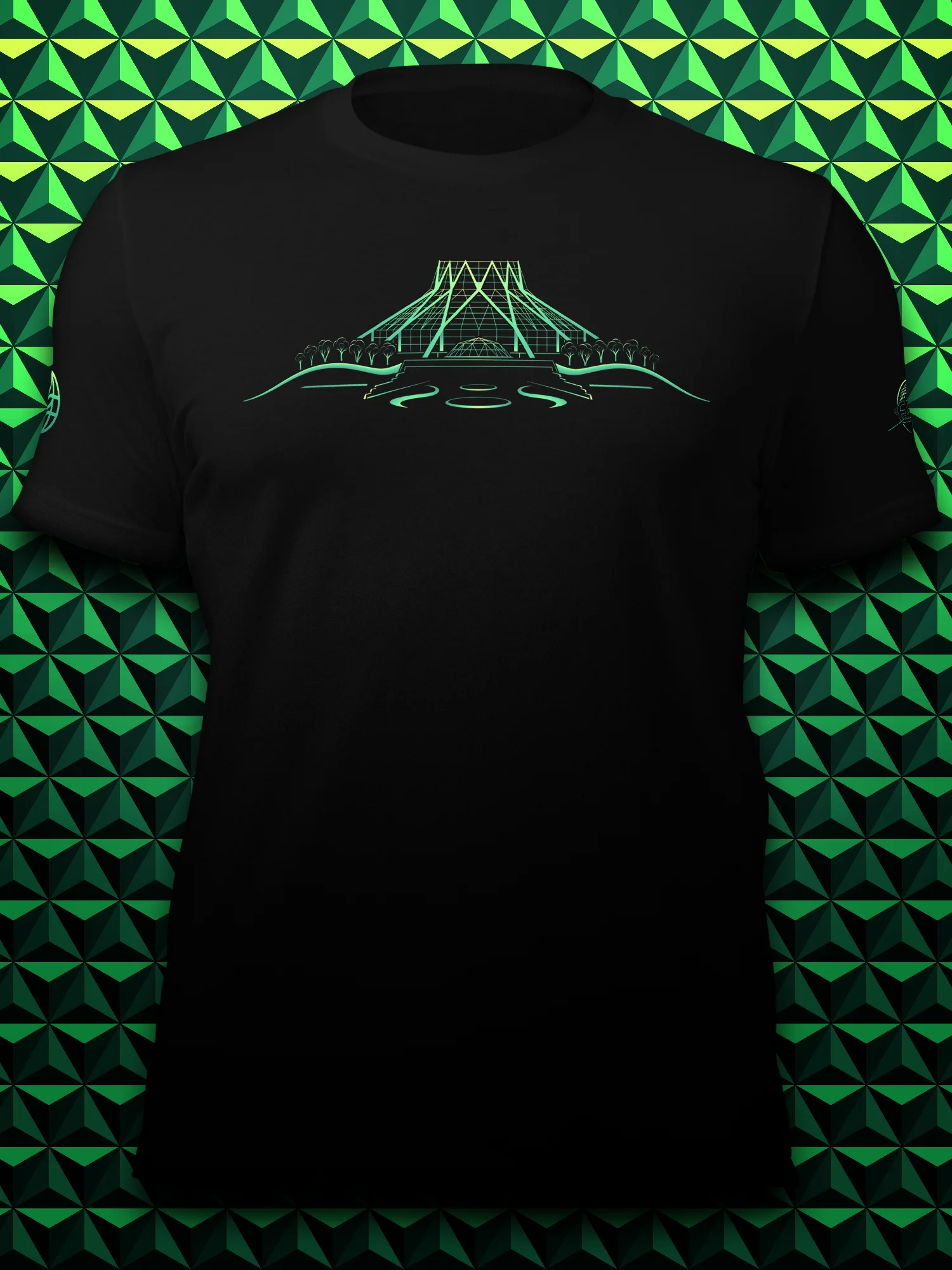 LAND Line Art Unisex T-Shirt product image (1)