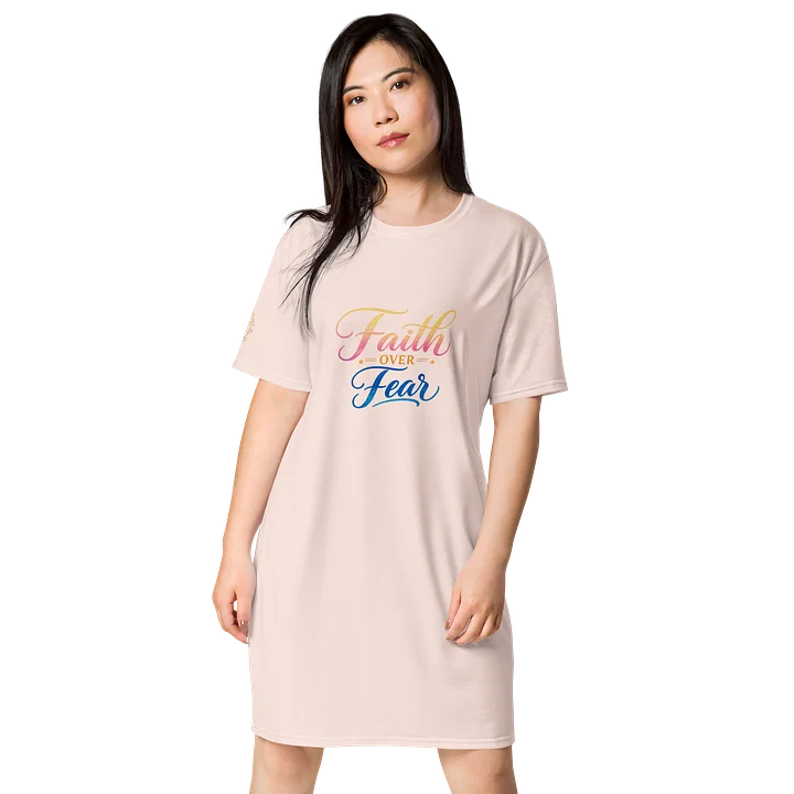 Faith Over Fear Signature T-Shirt Dress product image (1)