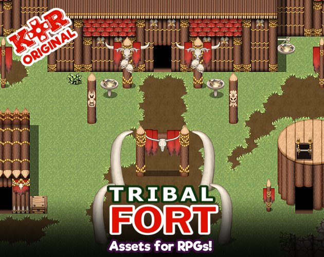 KR Tribal Fort Tileset for RPGs product image (1)