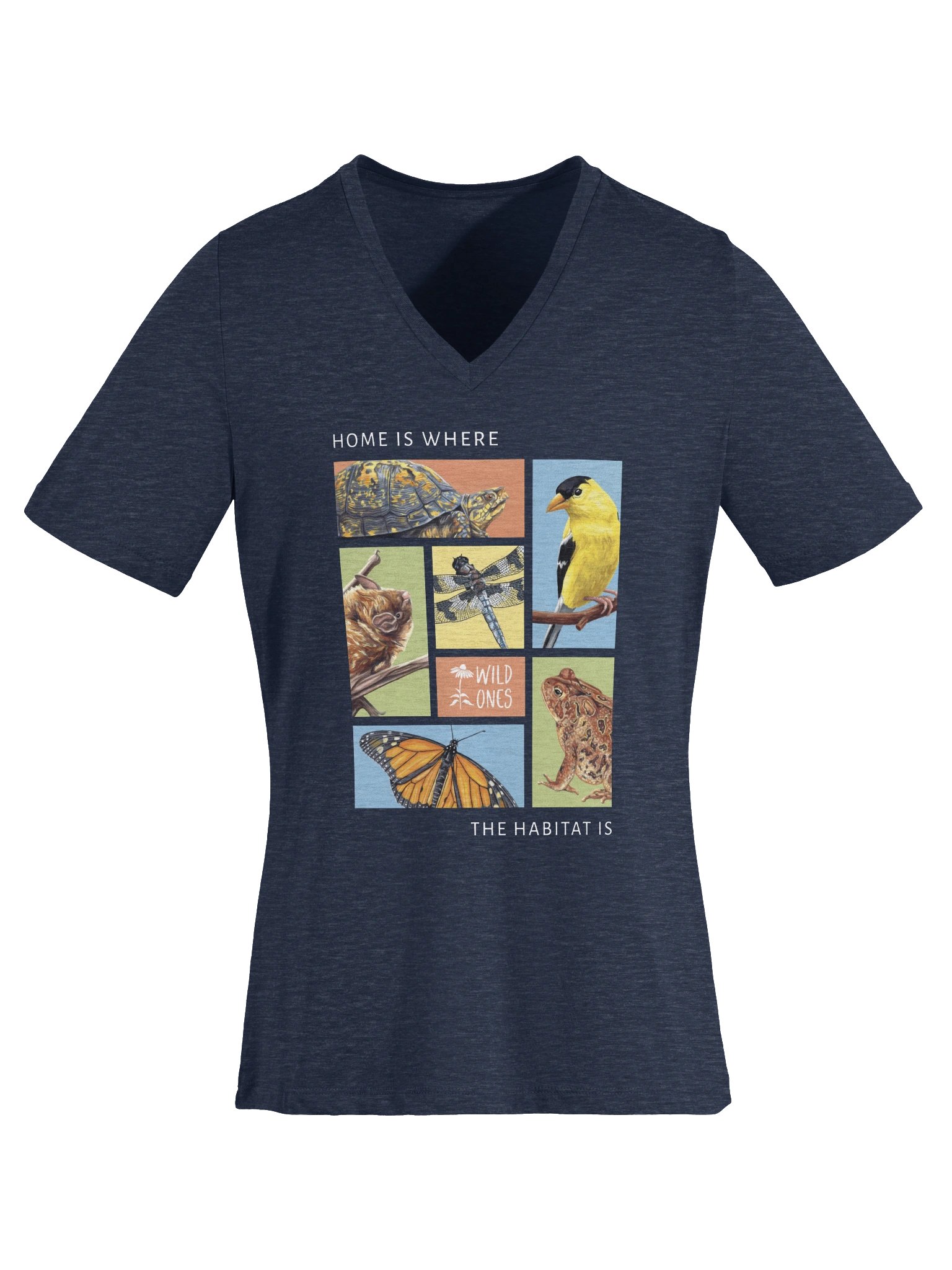 Home is Where the Habitat is (Women's Relaxed V-Neck Tee) product image (6)