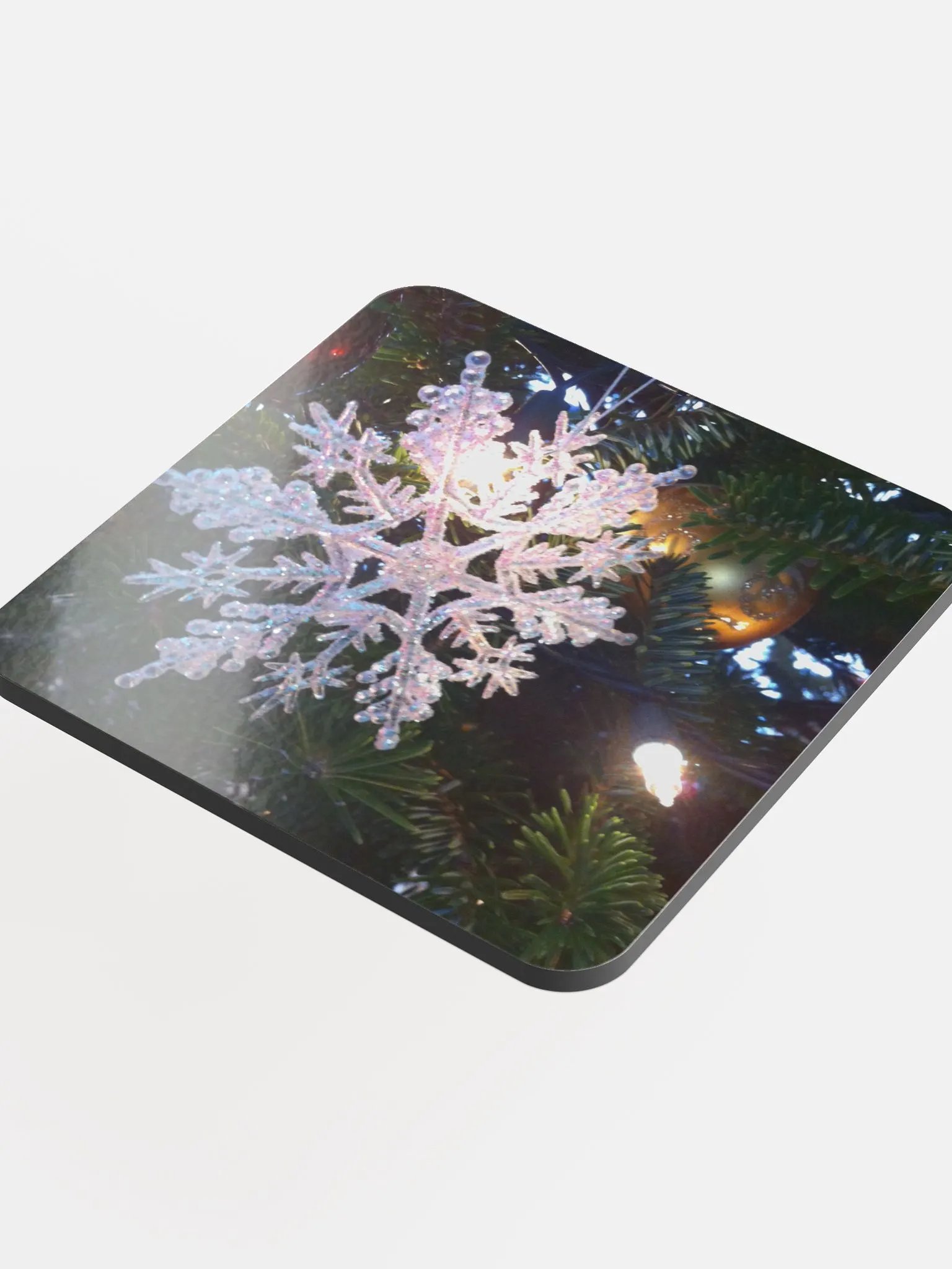 Holiday Snowflake Cork Coaster product image (4)