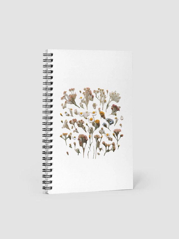 simple wildflower spiral notebook product image (1)