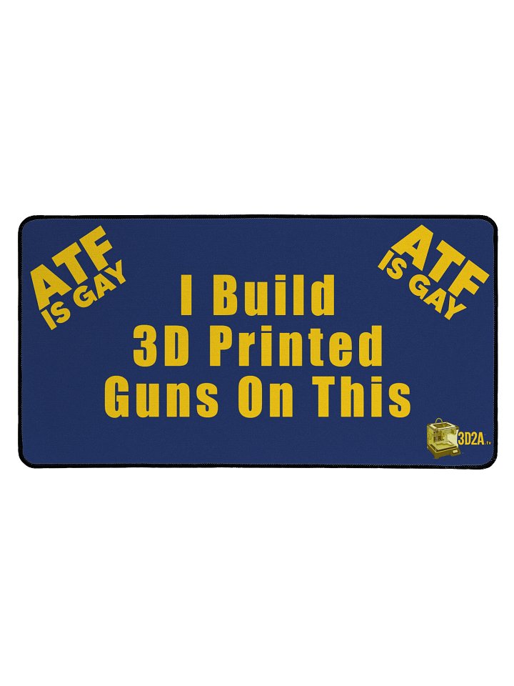 I Build Guns 3D Printed Guns On This Desk Mat product image (1)