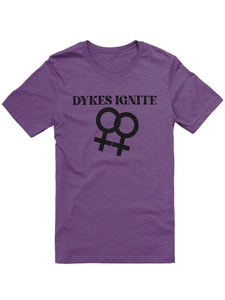 Dykes Ignite Black Font Retro Pride T-shirt product image (4)