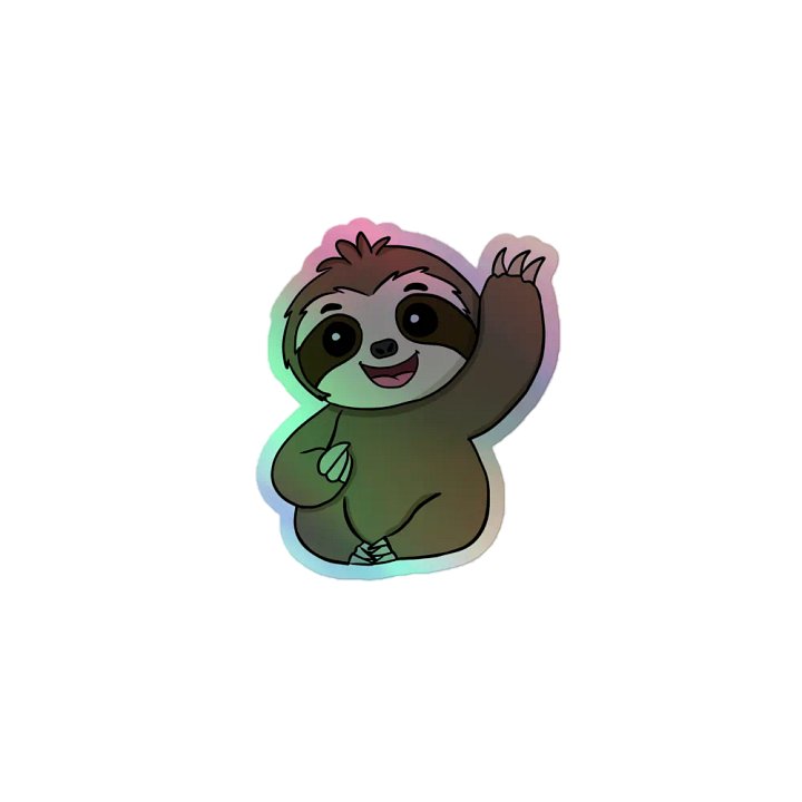 Holographic Sticker Sheet - Wave product image (1)