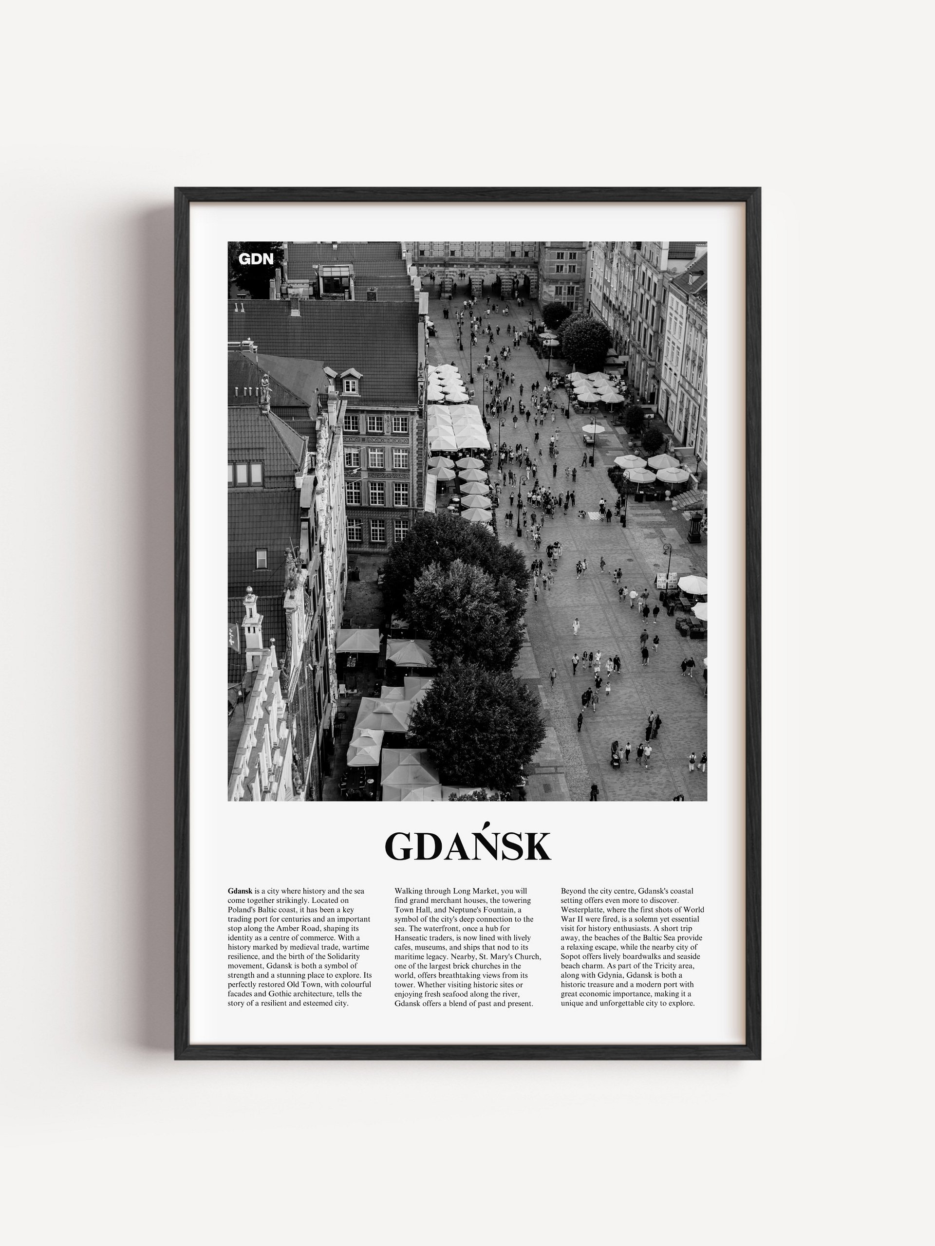 Gdansk 03 Newspaper Poster product image (1)