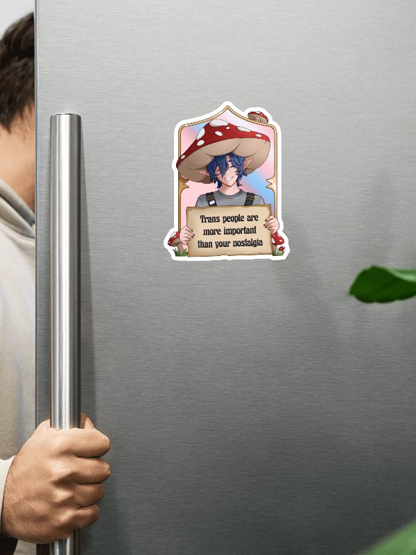 Trans charity magnet product image (1)