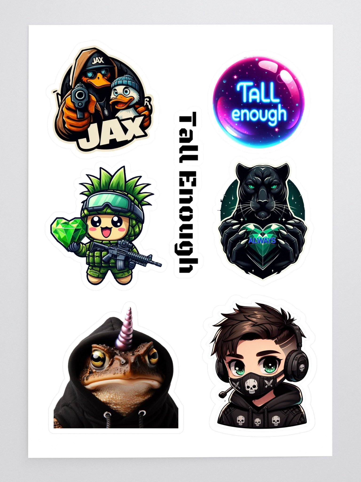 Custom DarkRaven Sticker Sheet - Express Yourself! product image (3)
