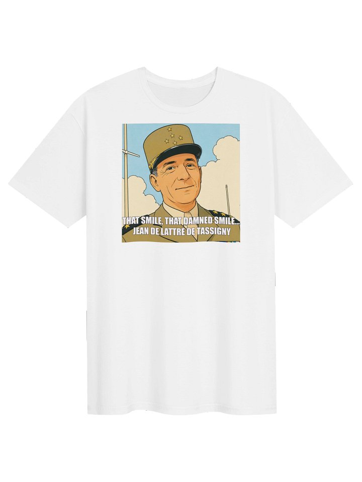 That smile, That damn smile - Jean De Lattre De Tassigny (Herr T-shirt) product image (1)