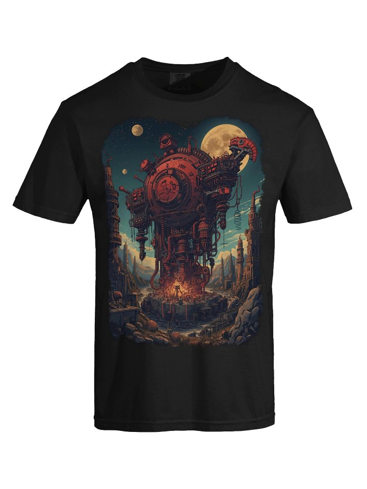 Retro-Futuristic Reactor Heavyweight T-Shirt product image (2)