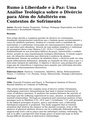 Bíblia: Divorcio e Novo Casamento product image (2)