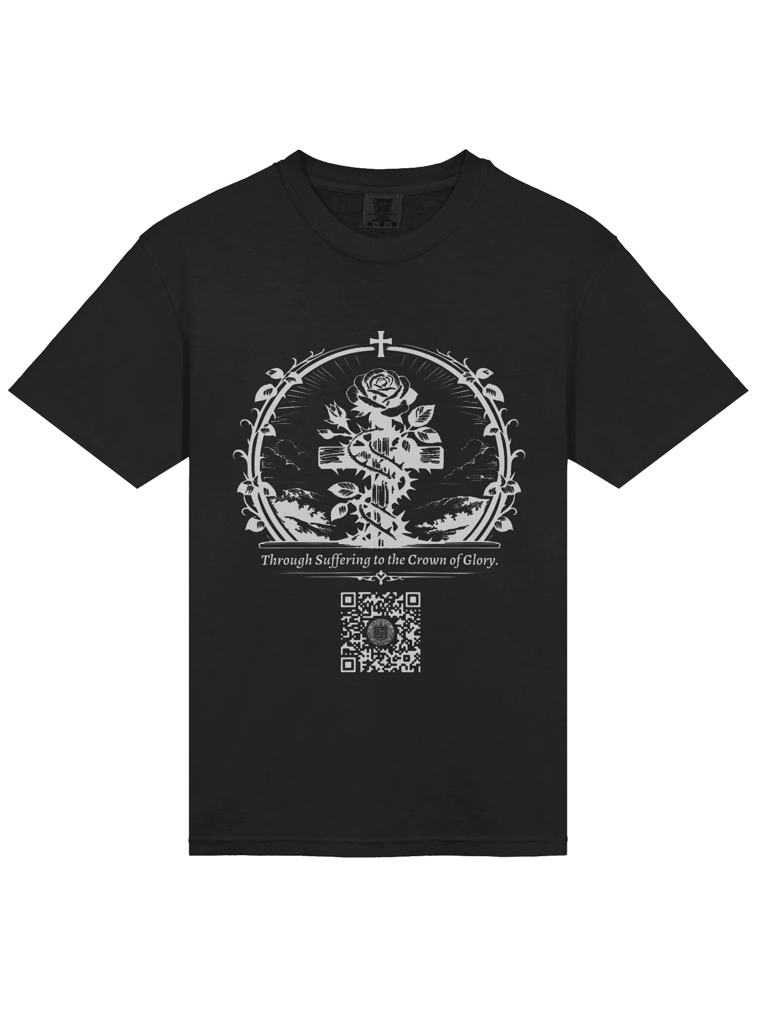 Rose and Thorns (White on Black/Color) product image (3)