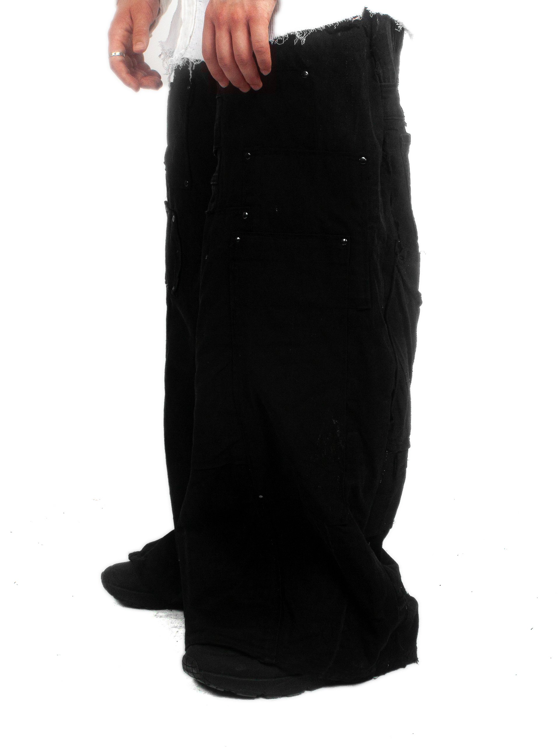 METAL PATCHWORK TROUSERS -36 product image (2)