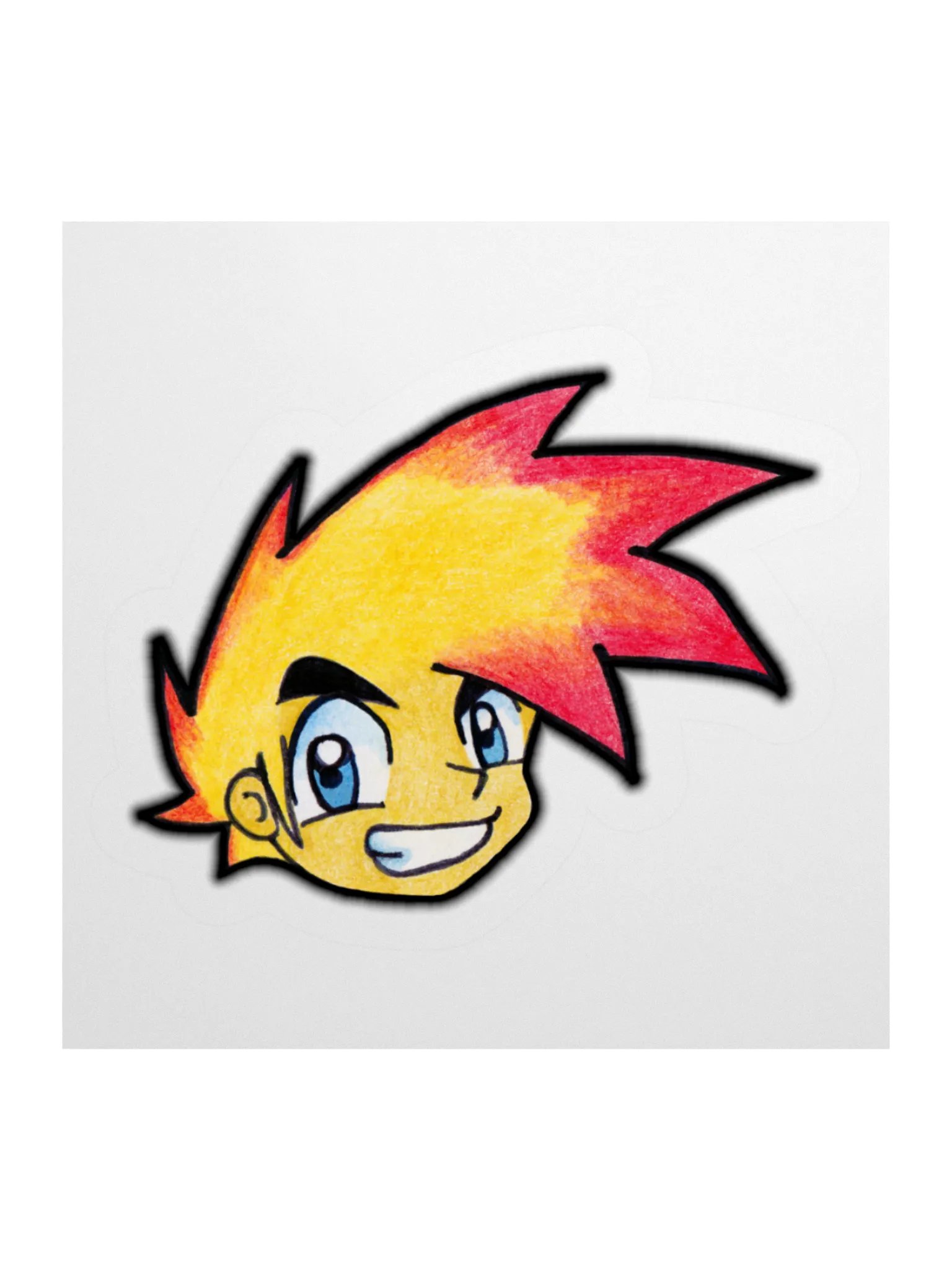 'Red' Kiss Cut Stickers product image (1)