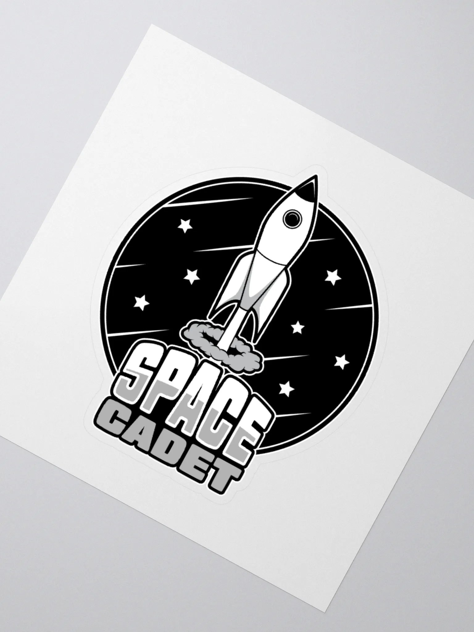Space Cadet Retro Rocket Sticker product image (6)