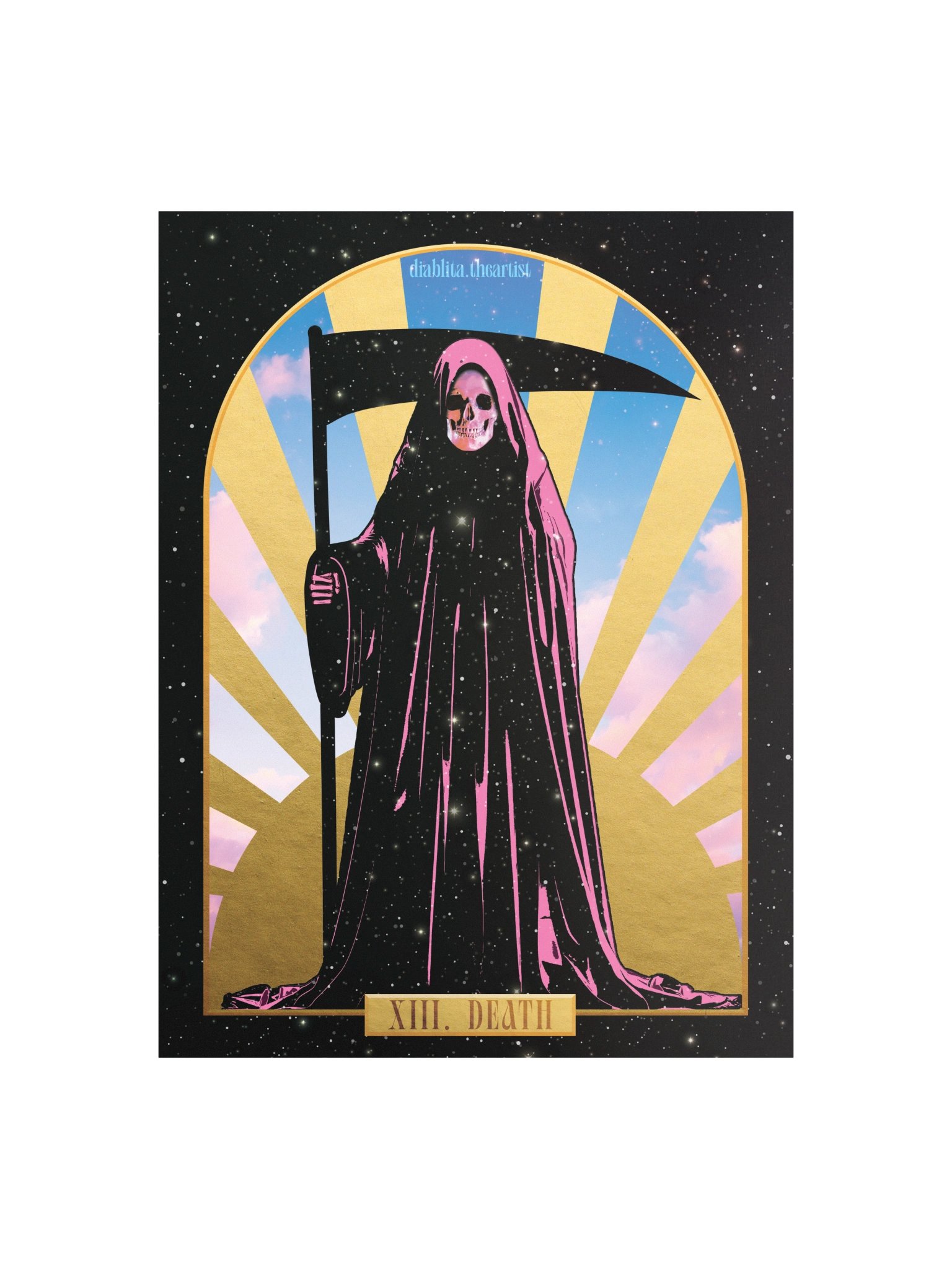 Death Card Tarot Print product image (2)