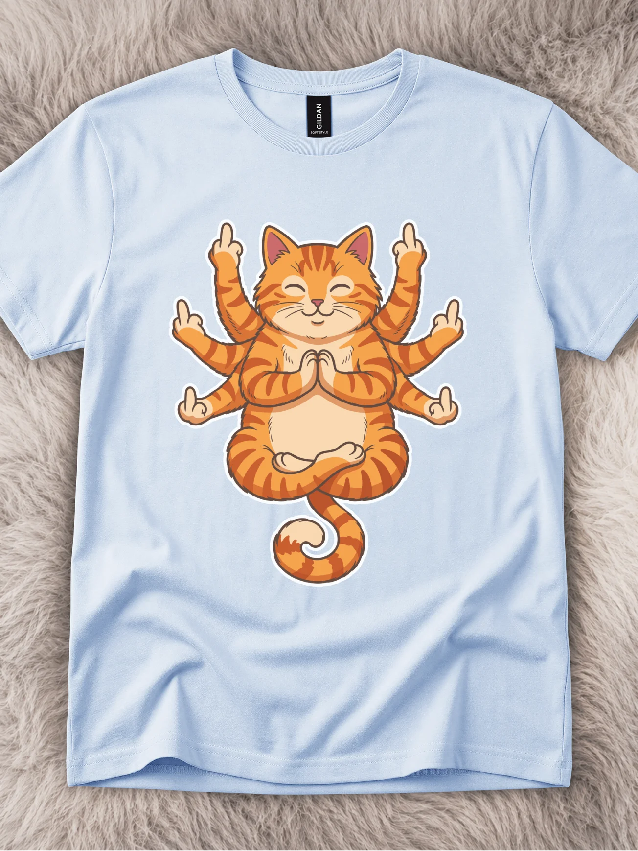 Flip The World Orange Cat Shirt product image (1)