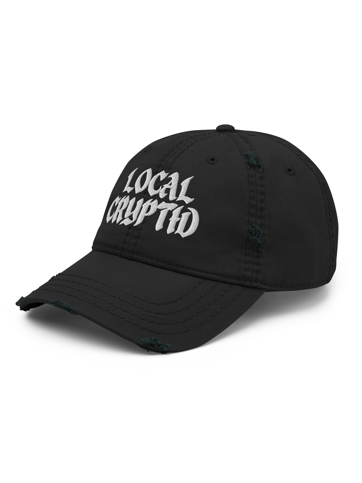 Local Cryptid Distressed Dad Hat product image (2)
