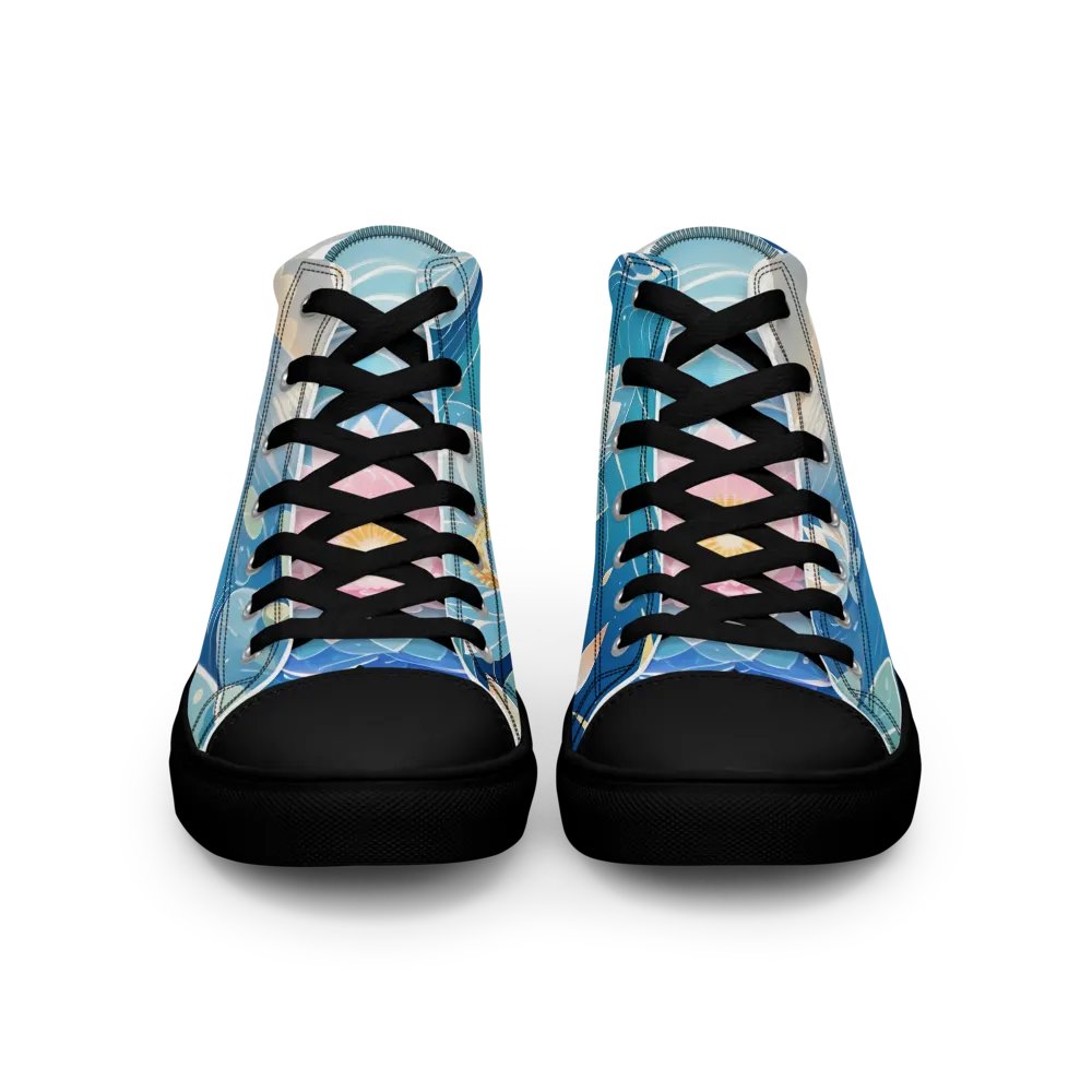 Moonlit Lotus High Tops product image (2)
