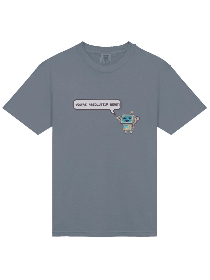 "You're absolutely right!" printed tee product image (12)