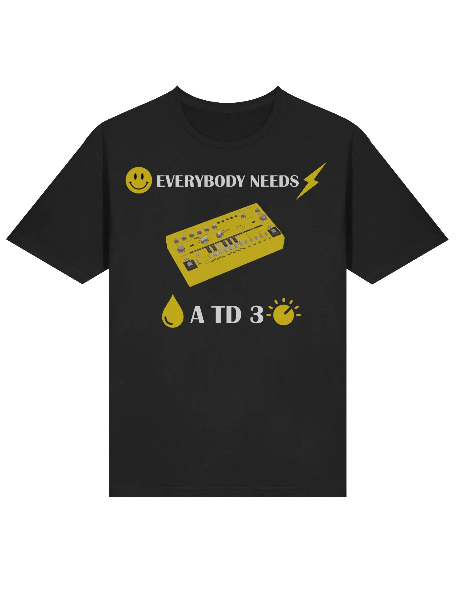 Smiley Synth Unisex Tee product image (3)