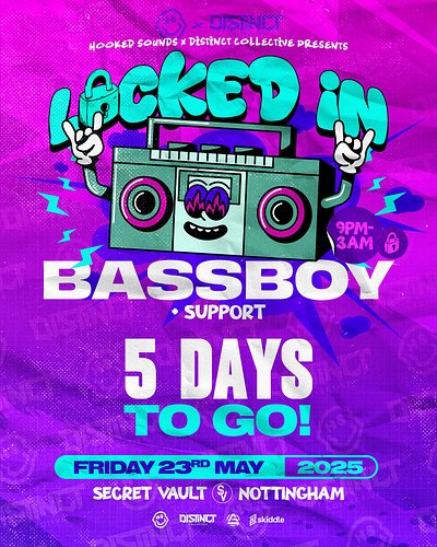 5 DAYS TO GO ~ LAST FEW SECOND RELEASE!

BASSBOY - AFGHAN DAN - KAYREM - URMA - CAP MORGAN - COOPZ - FROIDY - KURANKO - MASON...