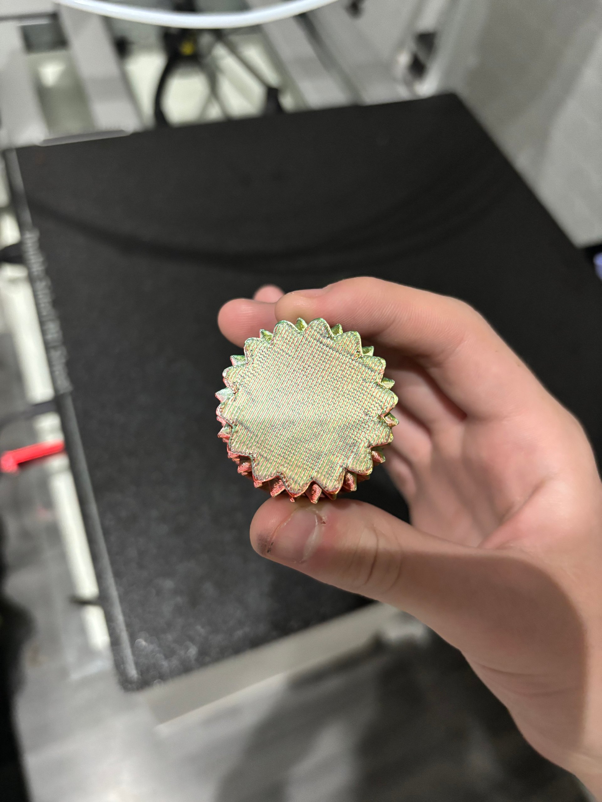 Spiky Dragon Scale Fidget Roller – 3D Printed Sensory Fidget Toy product image (1)