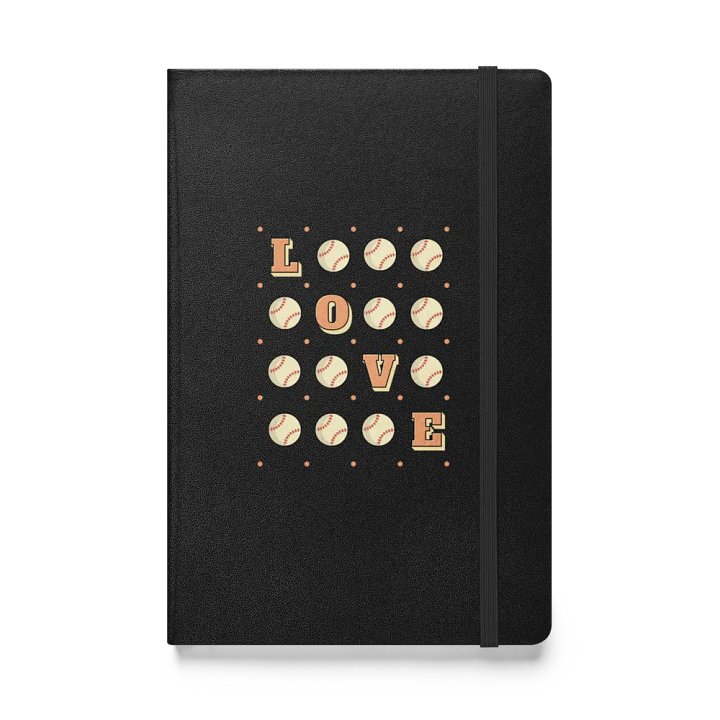 Love Baseball Square Notes Hardcover Journal product image (1)