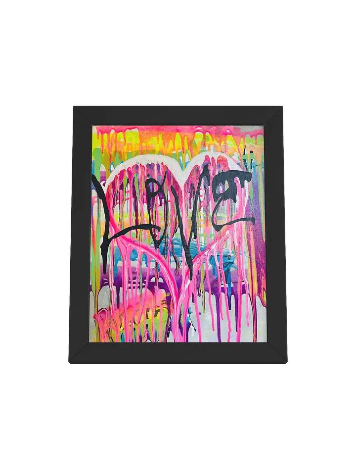 Graffiti Heart Framed Poster Print product image (1)
