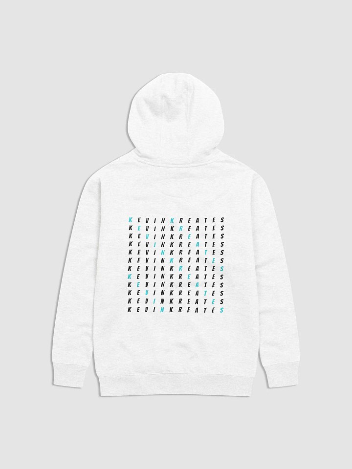 Kevin Kreates Cross-Word Hoodie (Balck On White) product image (1)