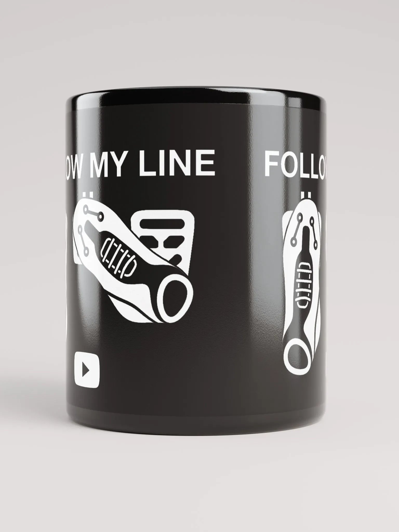 Follow My Line Logo Mug product image (9)