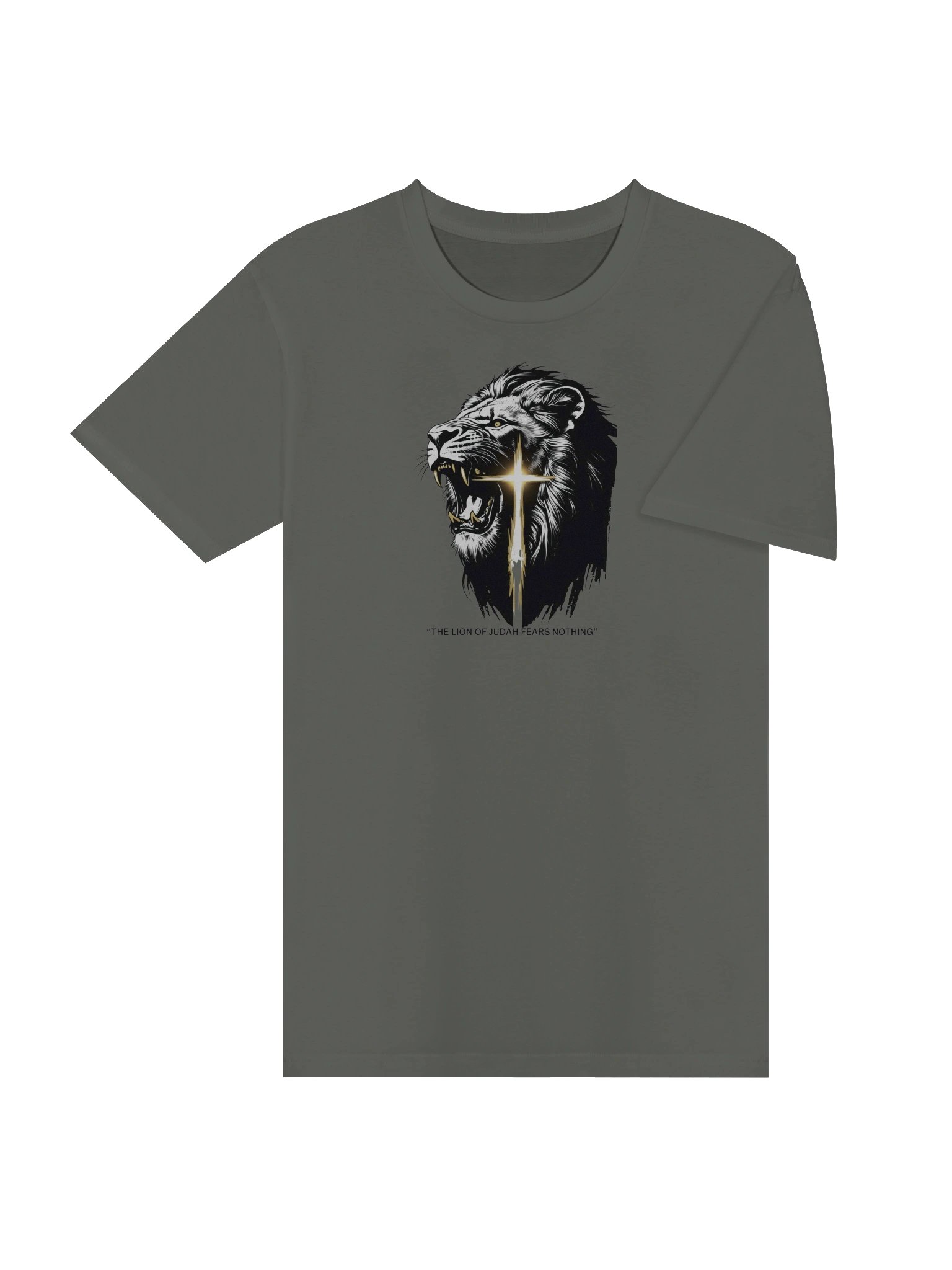 Roaring Lion Cross Unisex T-Shirt product image (12)