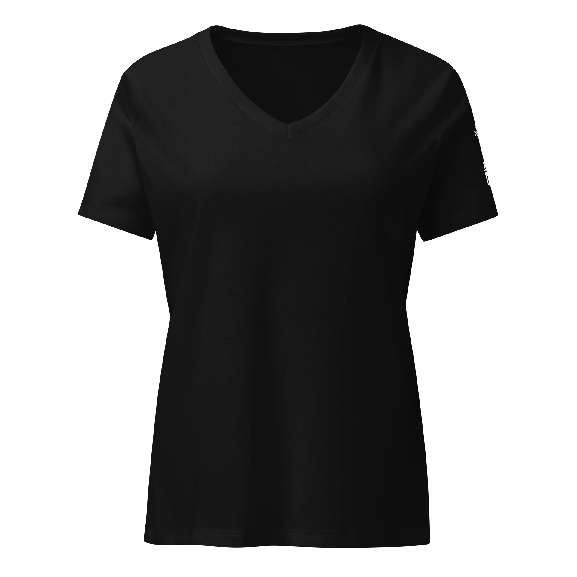 "Snips Happen" Relaxed V-Neck Tee product image (3)
