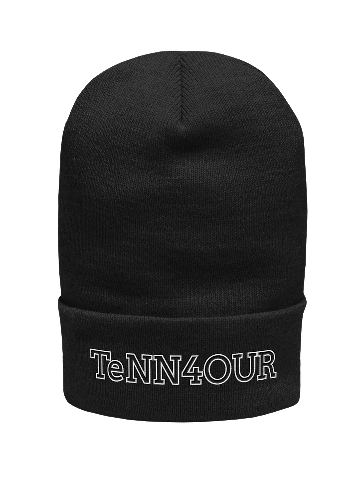 Embroidered White Outline Beanie product image (2)