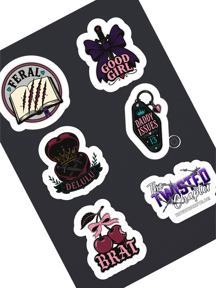 The Twisted Chapter Sticker Sheet product image (1)