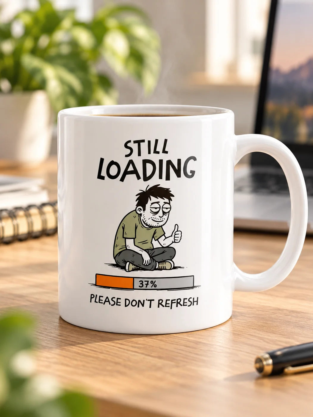 Still Loading Mug – Funny Coffee Mug for Late Bloomers product image (1)