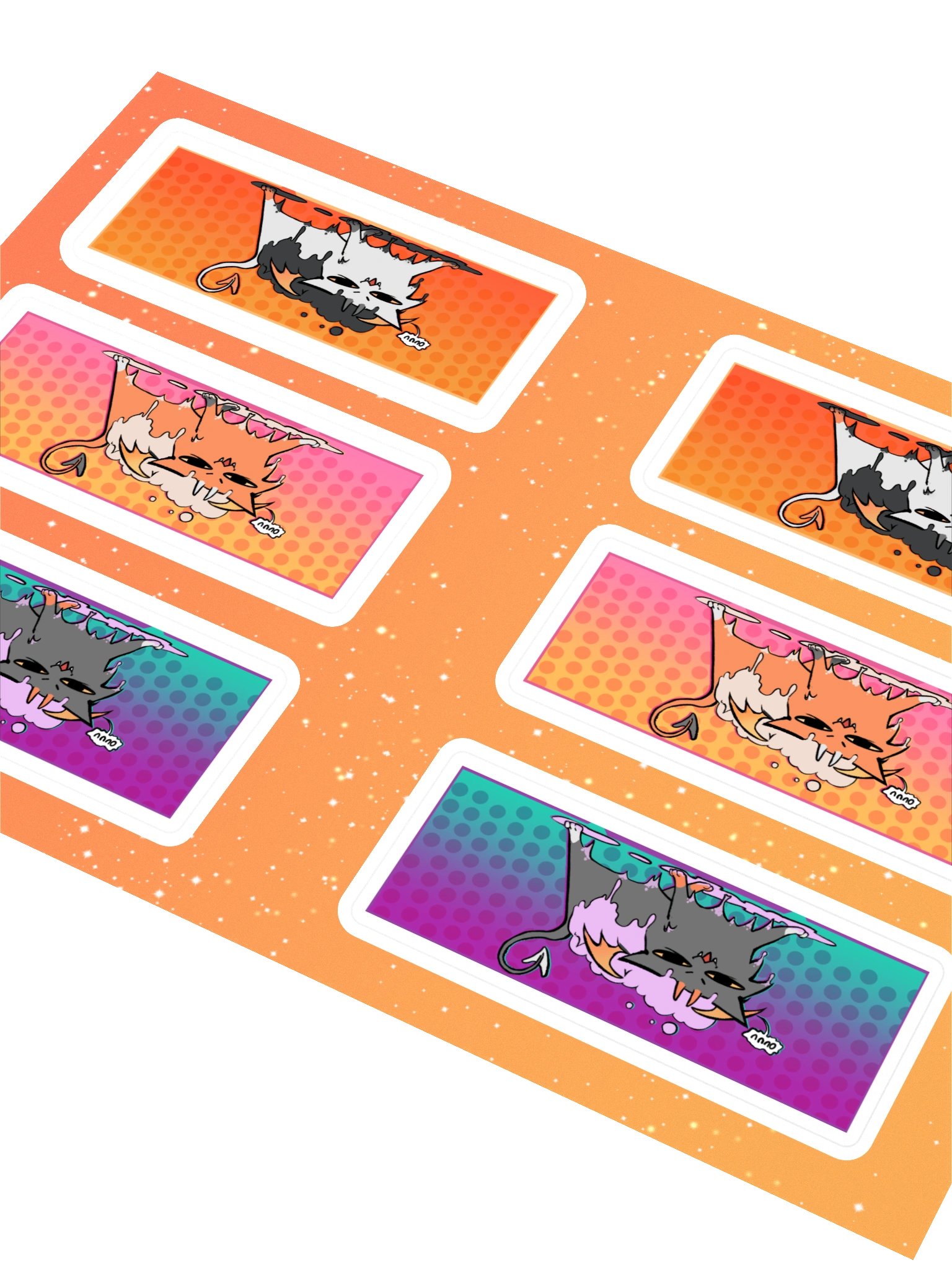 Sodden Screemture Sticker Sheet product image (2)
