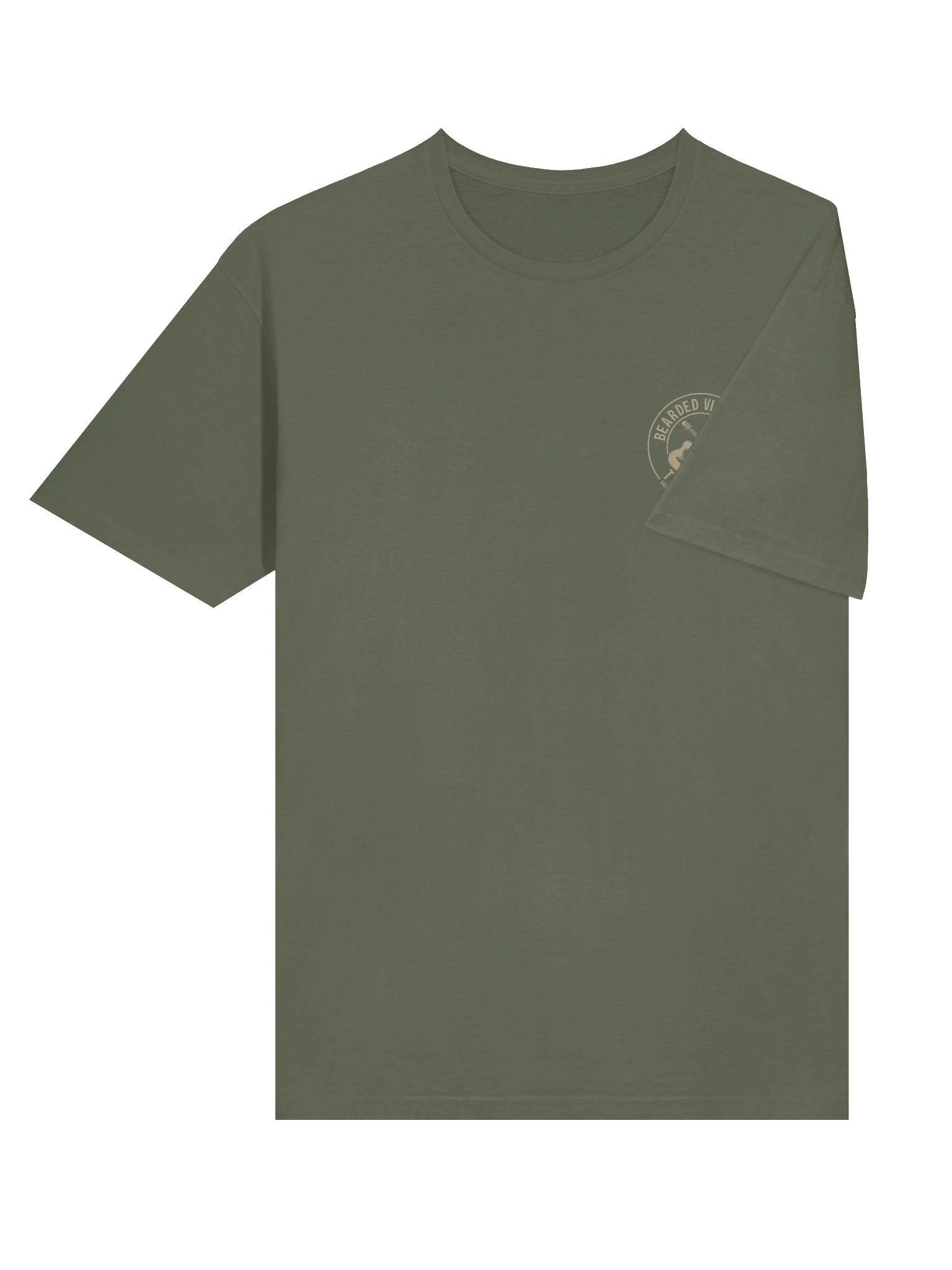 TSV Bearded Villains Tennessee “Tactical Grit” T-Shirt | Desert Tan Logo on Olive or Combat Black | Rugged Brotherhood Strength & Everyday Utility product image (12)